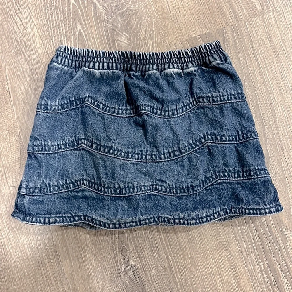 Vintage The Children’s Place Denim Skirt Scalloped Hem
